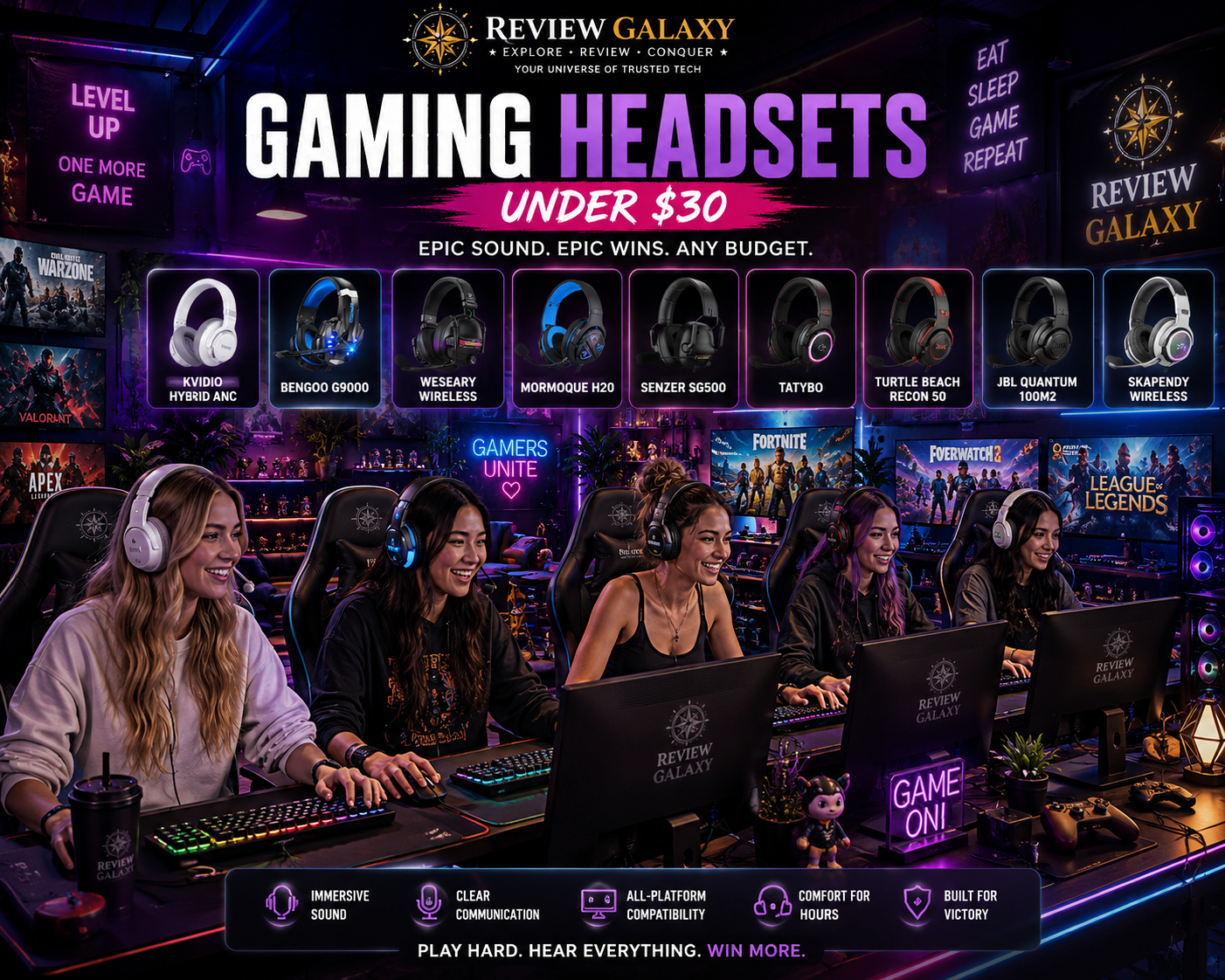 Gaming Headsets Under $30 Gaming Headsets Under $30