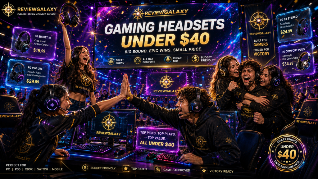 gaming headsets under $40 hero image