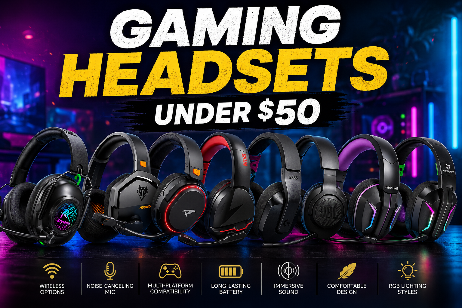 Gaming Headsets Under $50